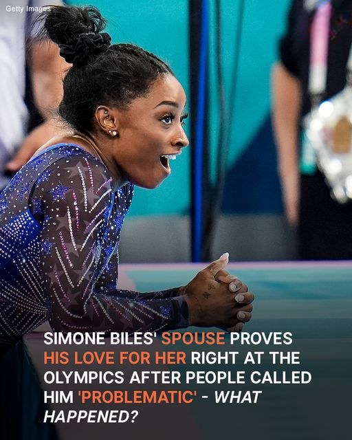 Simone Biles’ Husband Proves His Love in Front of Olympic Viewers after Backlash for ‘Being Problematic’