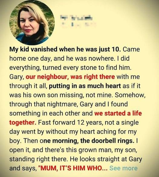 My kid vanished when he was just 10