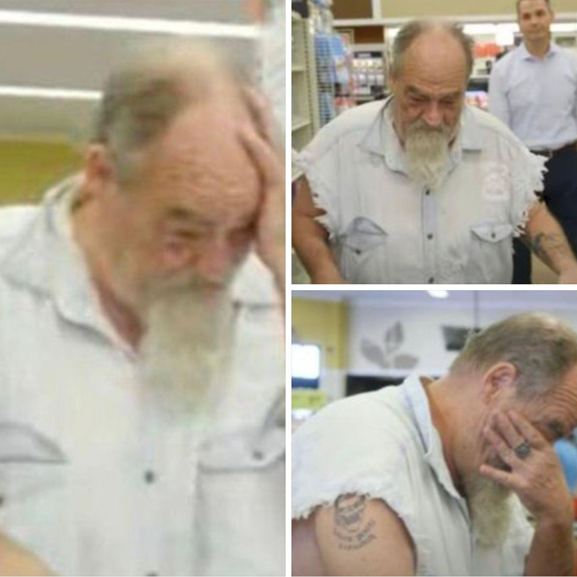 Veteran unable to pay for his groceries turns around to hear customer say “It’s our turn”