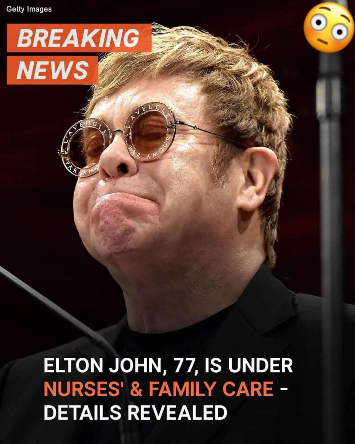 Elton John, 77, is experiencing limited vision. What is behind this issue?