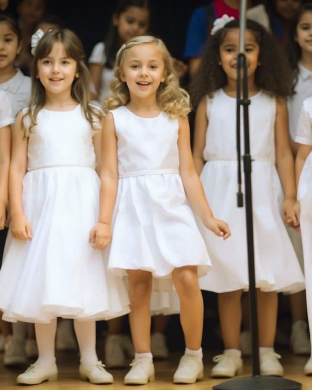 Video of adorable little girl stealing the spotlight on stage goes viral