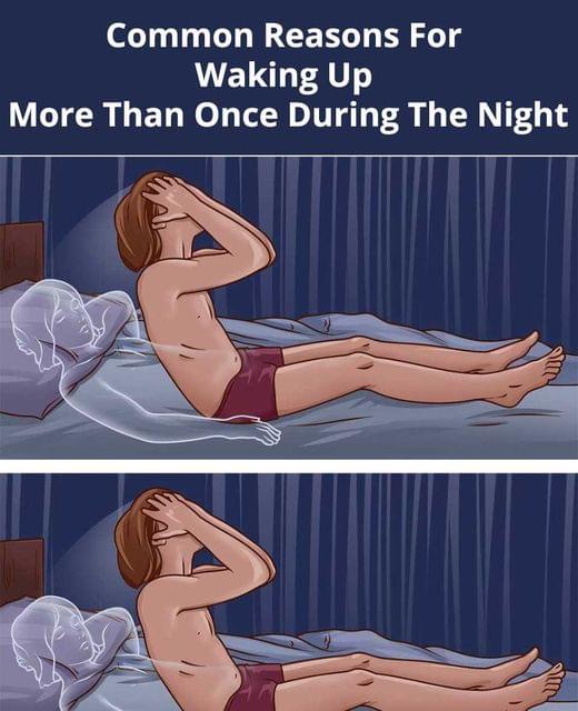 6 Common Reasons For Waking Up More Than Once During The Night