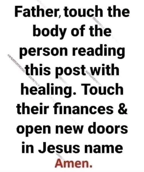 May god bless you… Amen check link for amazing prayer.