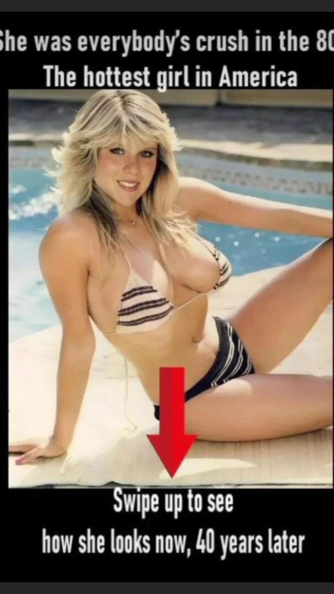 SHE WAS EVERYBODY’S CRUSH IN THE 80S