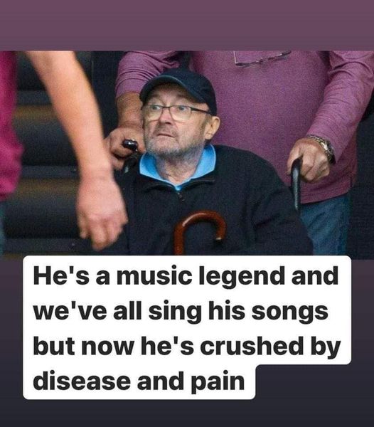 He is a legendary musician, and we have all sung his songs, but he is currently ill and in suffering.