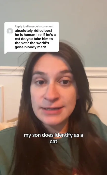Mom Says Her Son Identifies As A Cat, Outraged When Vet Won’t Treat Him