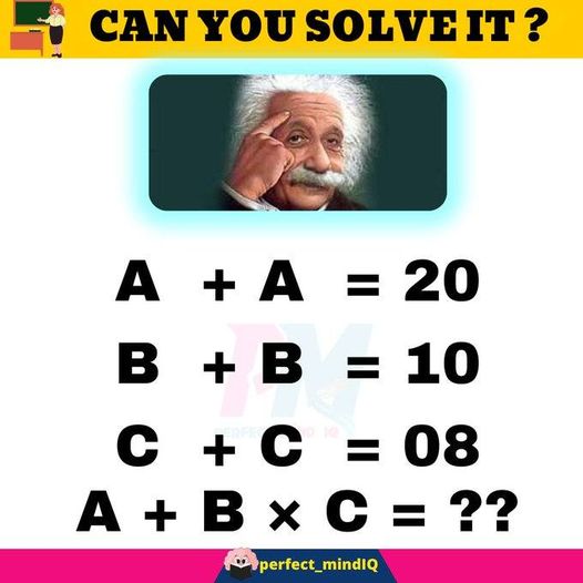 Solve this mathematical hard quiz !