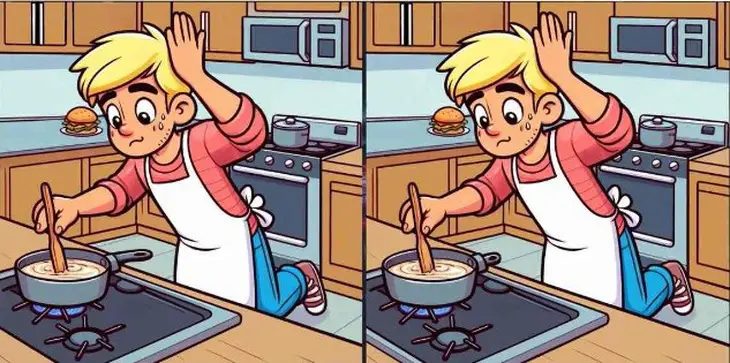 If you can find 3 differences, you are genius!!