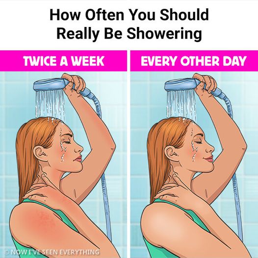 How Often You Should Really Be Showering…