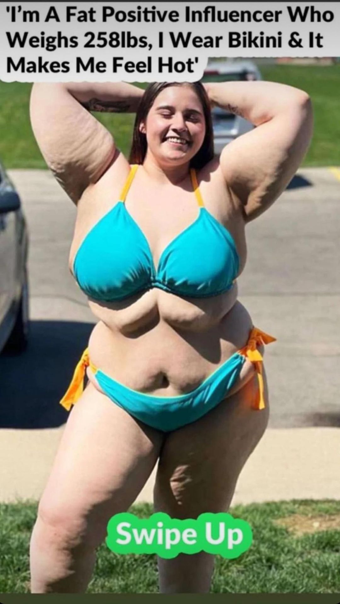 Fat-Positive Influencer Feels H0t in Bikini