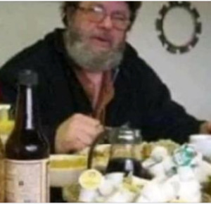 An old man was eating at a truck stop when three rough-looking bikers walked in.