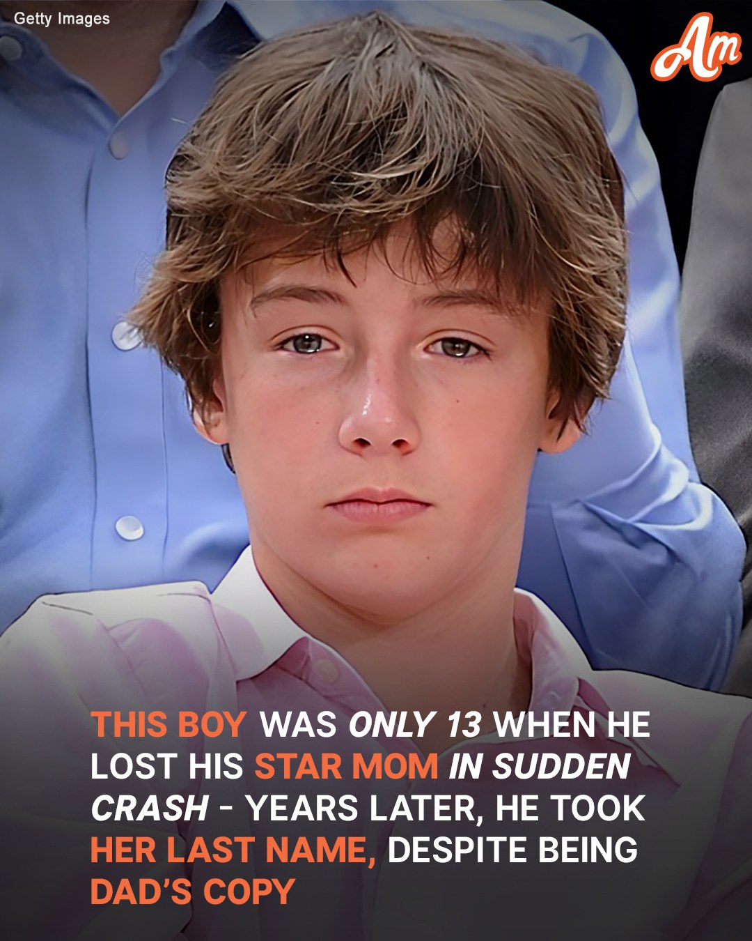 This Boy Was Only 13 When He Lost His Star Mom in Sudden Crash – Years Later, He Took Her Last Name, Despite Being Dad’s Copy