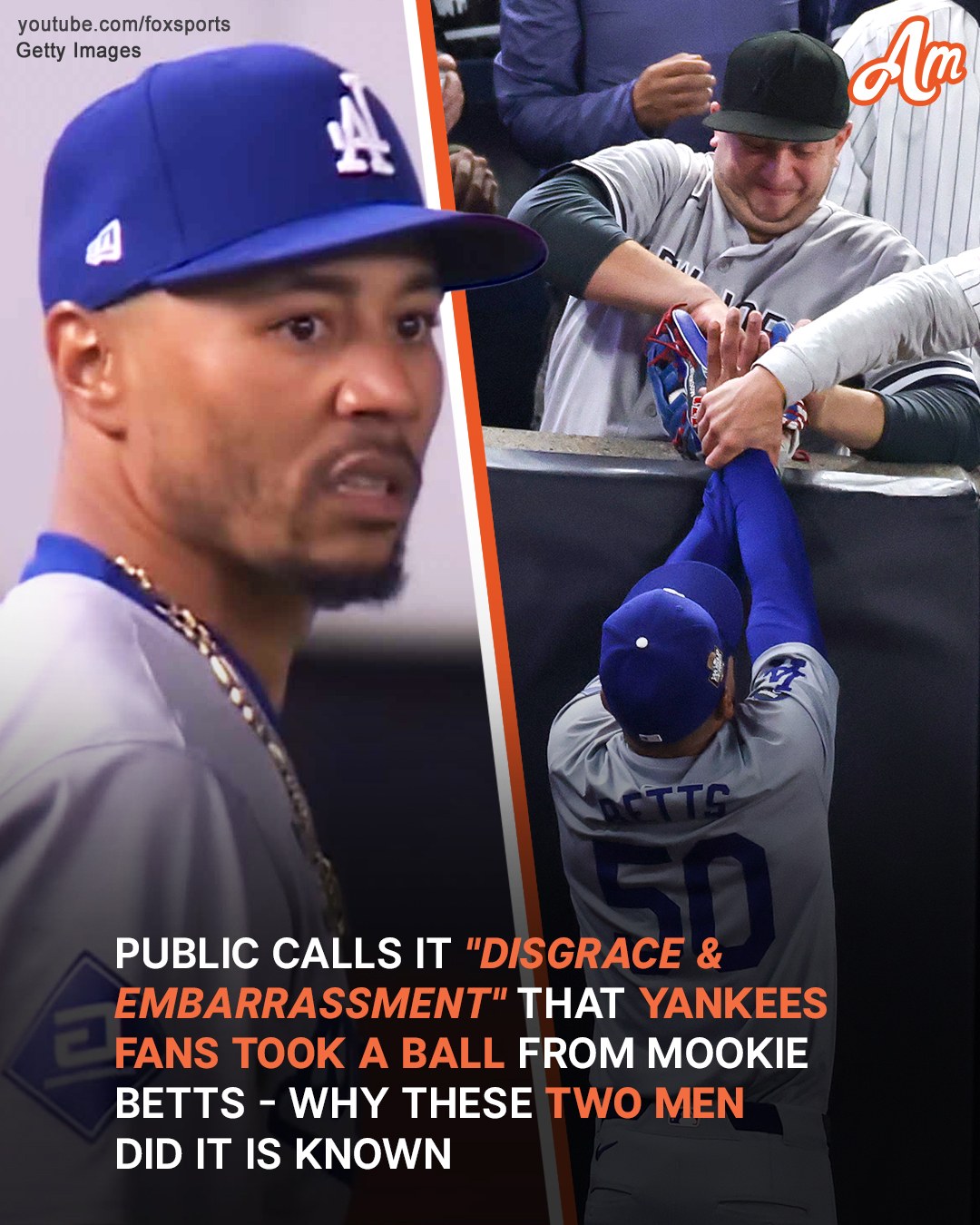 Public ‘Embarrassed’ by Yankees Fans Grabbing the Ball from Mookie Betts at Game – Why Did the Two Men Do It?