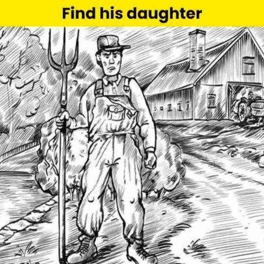 “Optical Illusion Challenge”: Find the farmer’s daughter