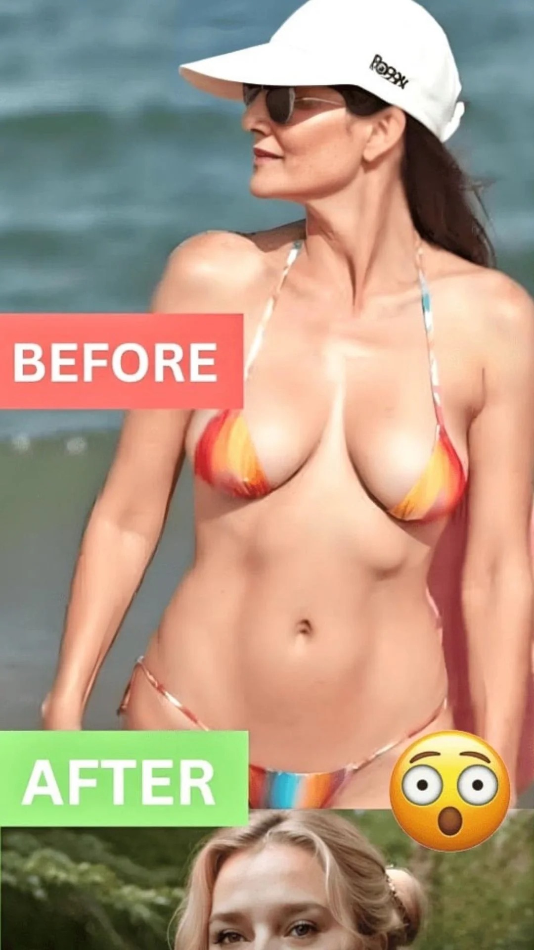 THE BEAUTY OF A MATURE WOMAN IN A SWIMSUIT