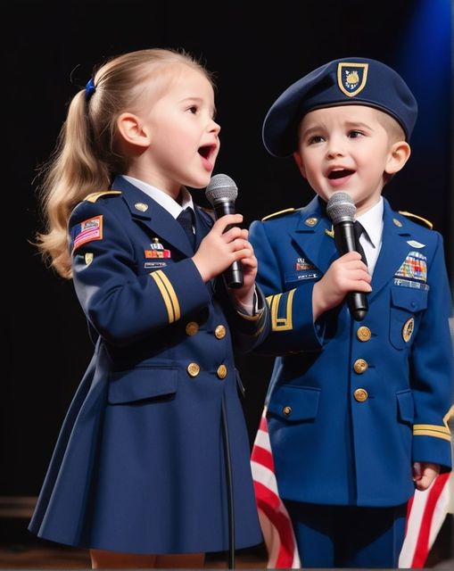 This couple performs the most famous 90s hit. The audience stands and applauds.