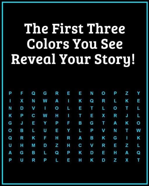 What’s the First Color You See? Here’s What It Says About You