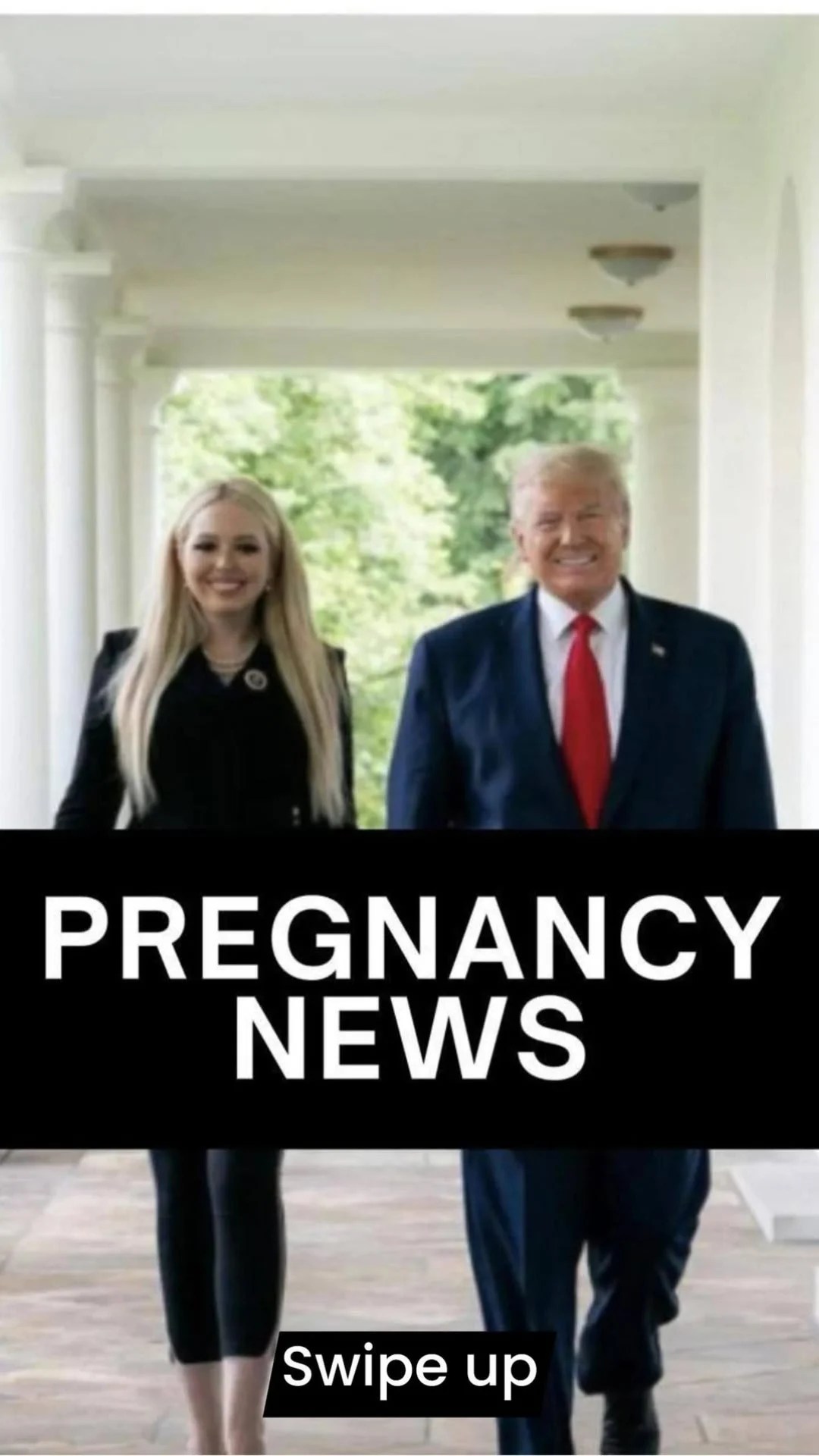 President Trump Announces Tiffany Trump’s Pregnancy..