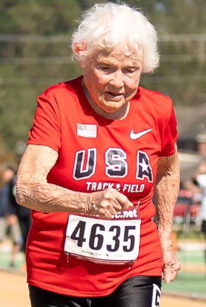 Great-grandmother, 105, breaks world record for fastest 100-meter run at US Senior Games