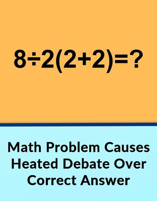 Math problem from 2019 divides the internet