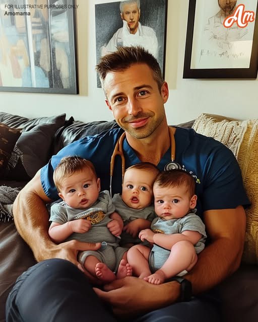 Doctor Raises Triplets after Mother Dies in Labor, in 5 Years Their Bio Dad Appears — Story of the Day