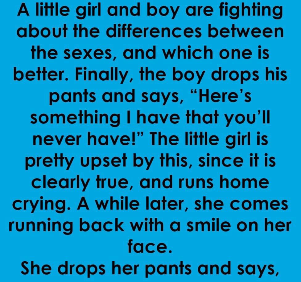 A Funny Exchange Between a Little Boy and Girl