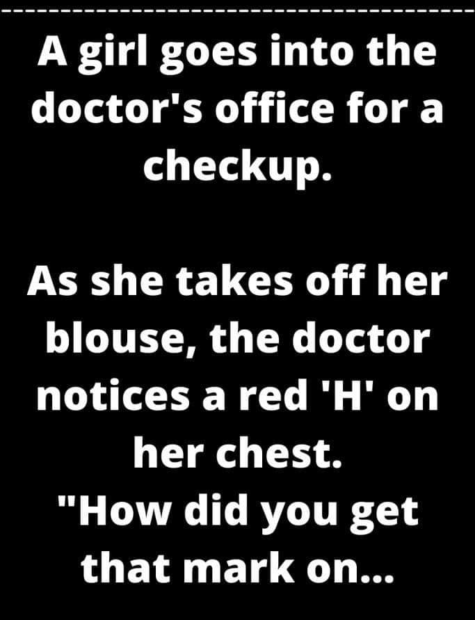 A girl goes into the doctor’s office for a checkup