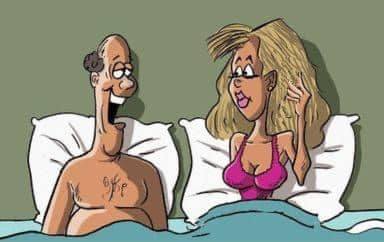 An elderly gentleman goes for a check-up