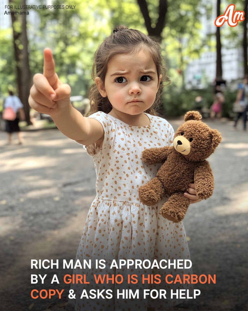 Rich Man Accidentally Meets Little Girl Who Is His Carbon Copy, She Begs Him to Help Her Mom — Story of the Day