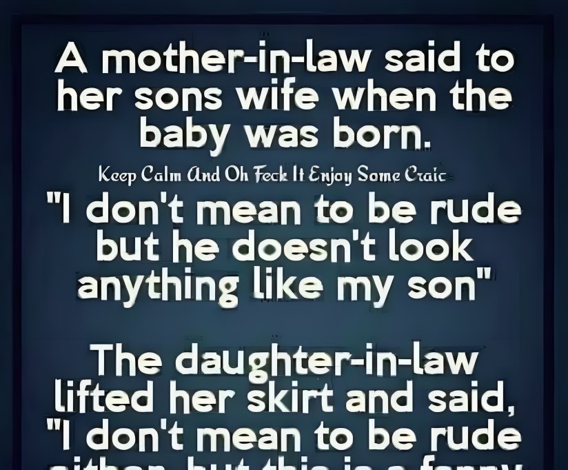 A Mother-in-Law Moment to Remember: The Unexpected Retort That Sparked Laughter