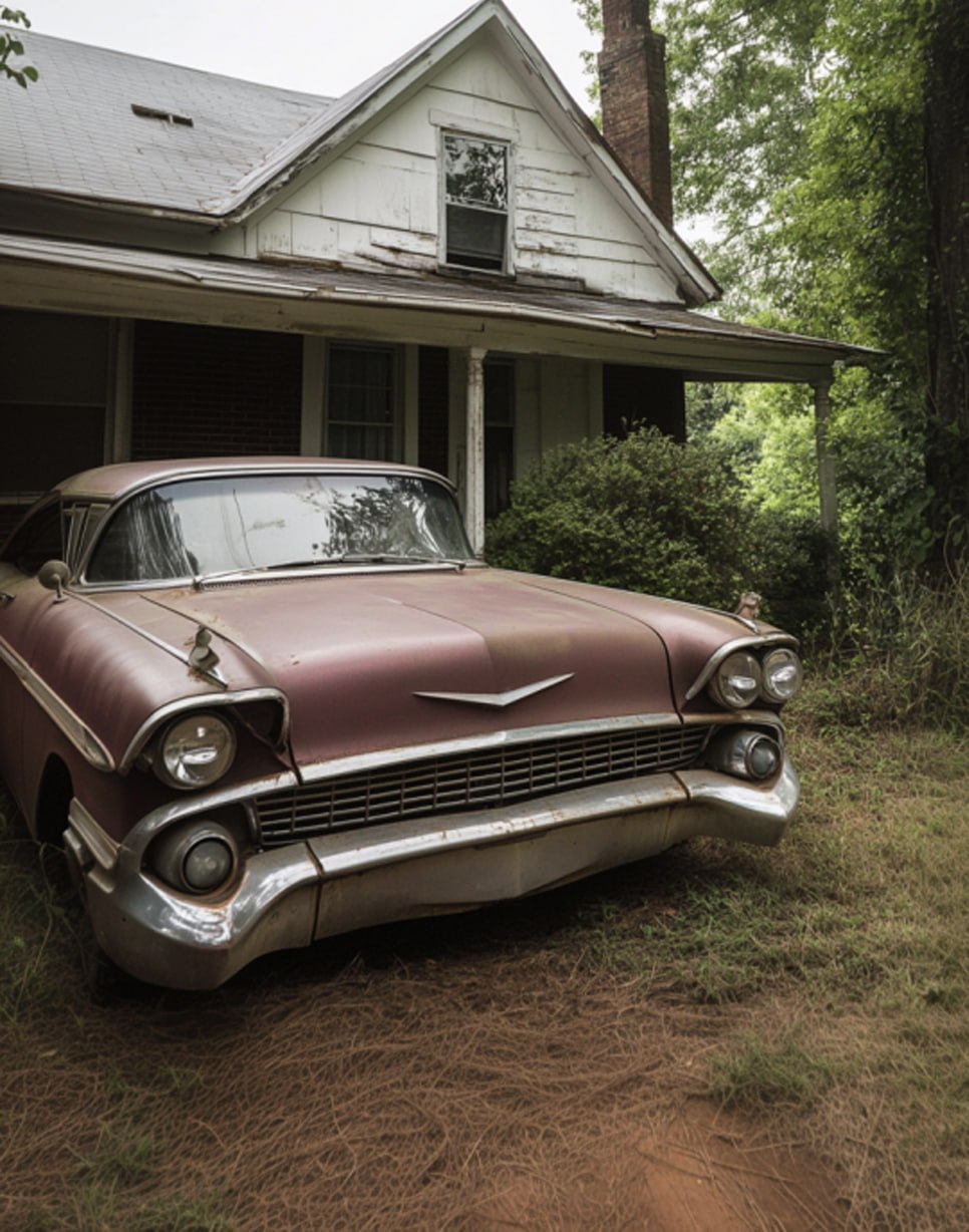 Two Years After His Father Died, Poor Man Found Dadโs Old Car in His Yard