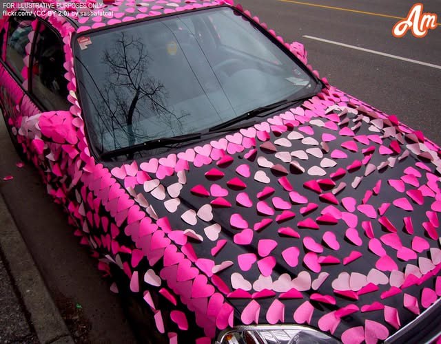 On Valentine’s Day, I Woke up to Find My Car Covered in Paper Hearts — It Looked Cute Until I Picked One up and Read the Message