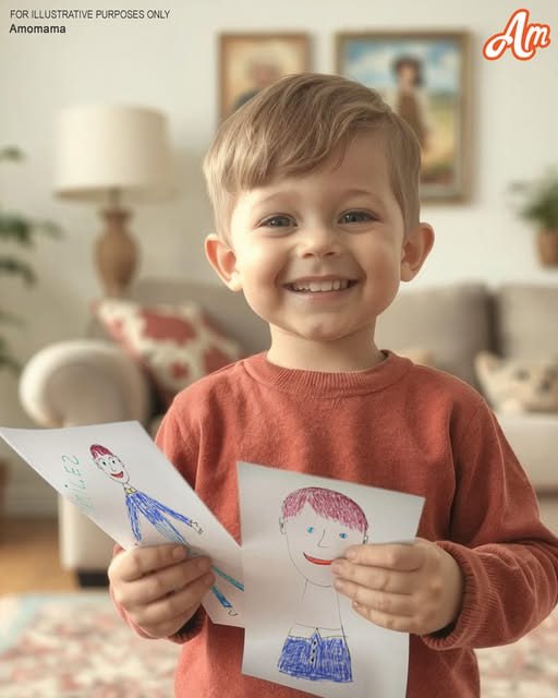 My Son Drew Pictures of a Strange Man โ When I Asked Him, He Said, โHe Comes to See Mommy When Youโre at Workโ