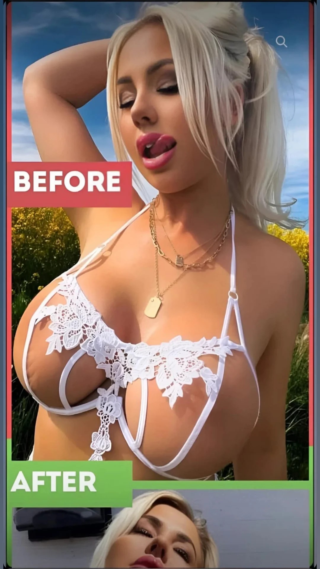 Before and after, changes are drastic