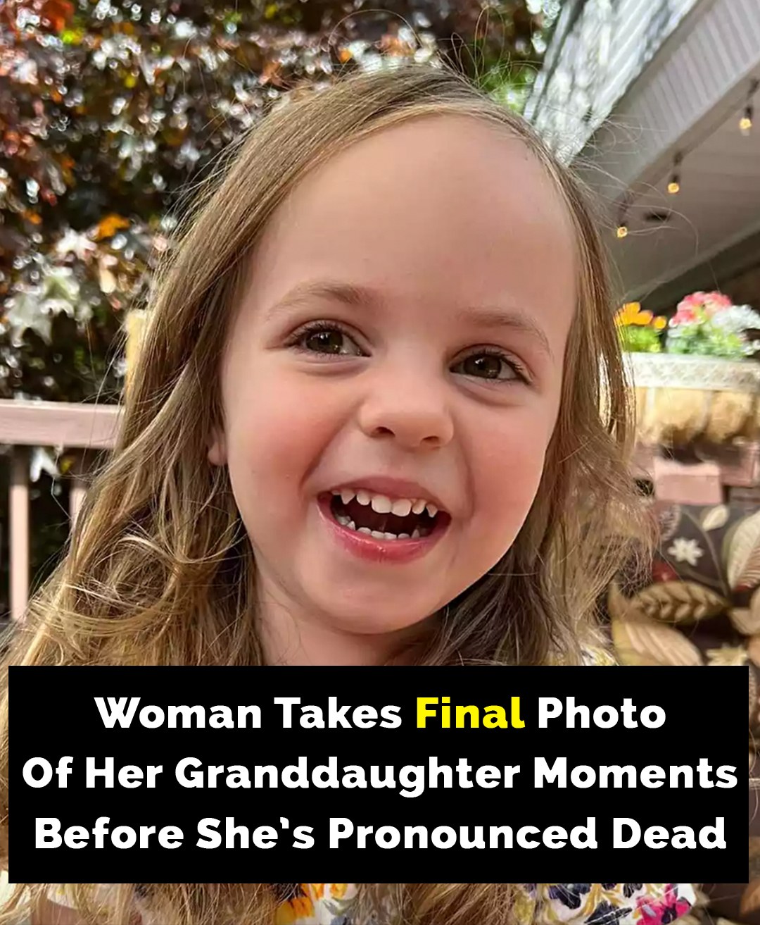Search Results for: Grandmas final photo of granddaughter minutes before she was k1lled