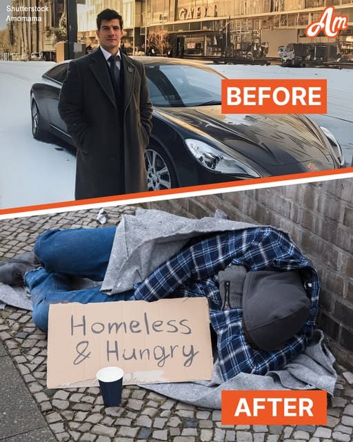 Man Lying on Carton near Walmart in the Christmas Cold Is Ignored by Many, Young Boy Takes Pity โ Story of the Day