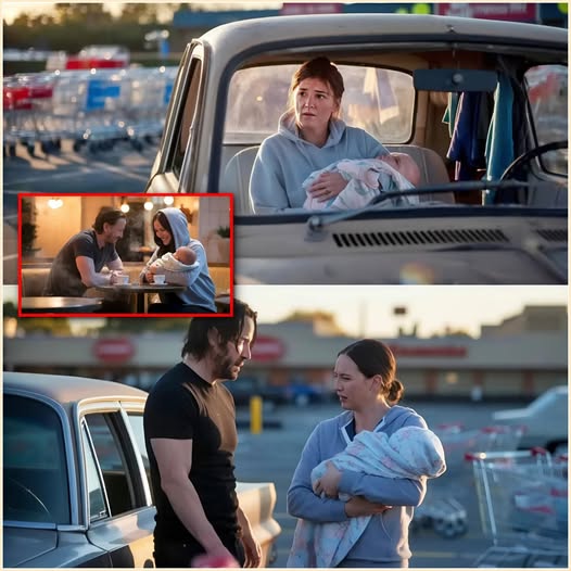 EXCLUSIVE LEAKED NEWS: Keanu Reeves realizes a homeless mother with a baby is living in a car, and what he does will shock you.