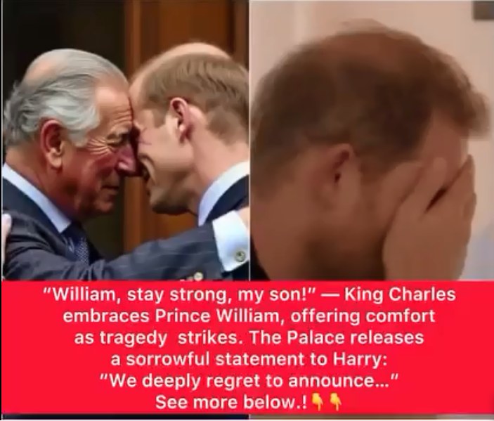 William, stay strong, my son!” — King Charles embraces Prince William