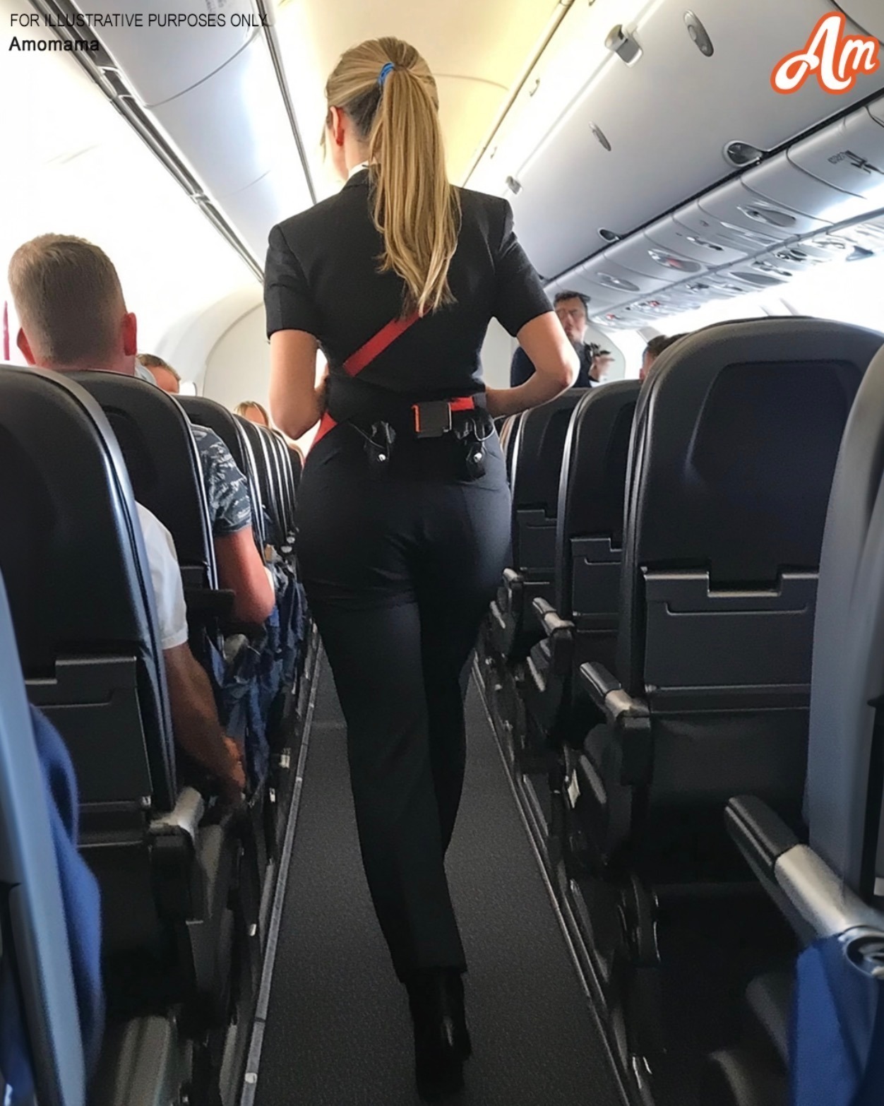 The flight attendant approached me and requested, โPlease remain seated after we land; the pilot would like to speak with you personally.โ