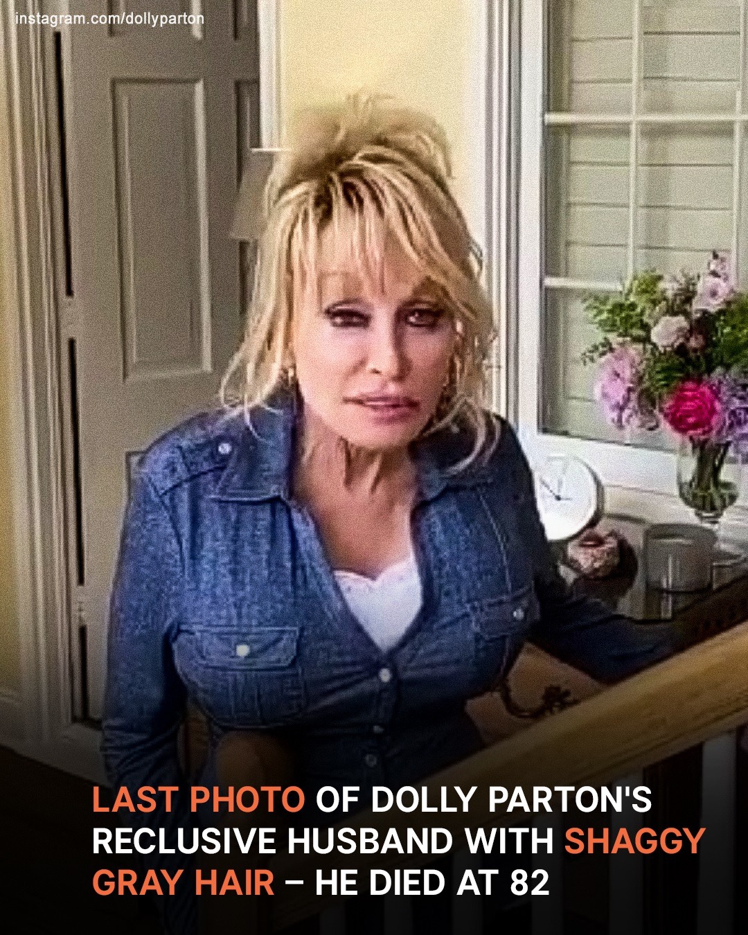 Last Photo of Dolly Parton’s Reclusive Husband with Shaggy Gray Hair