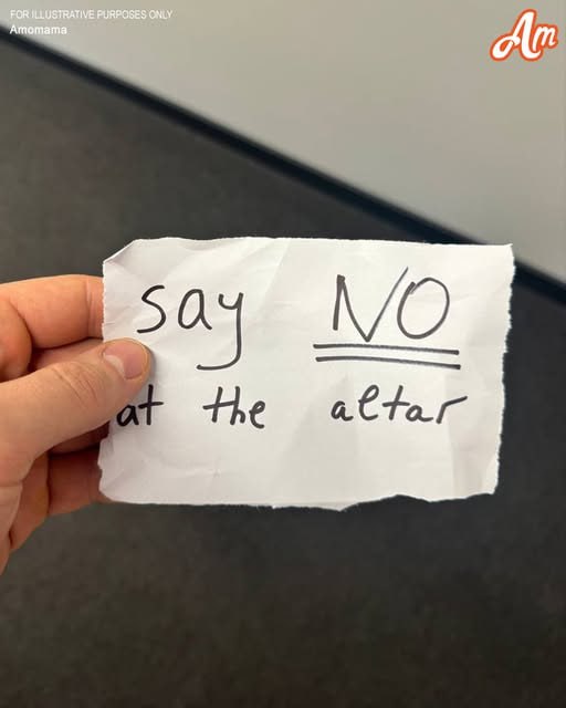 My Bride Handed Me a Note Asking Me to ‘Say No at the Altar’ — It Sounded Crazy, but I Trusted Her Plan
