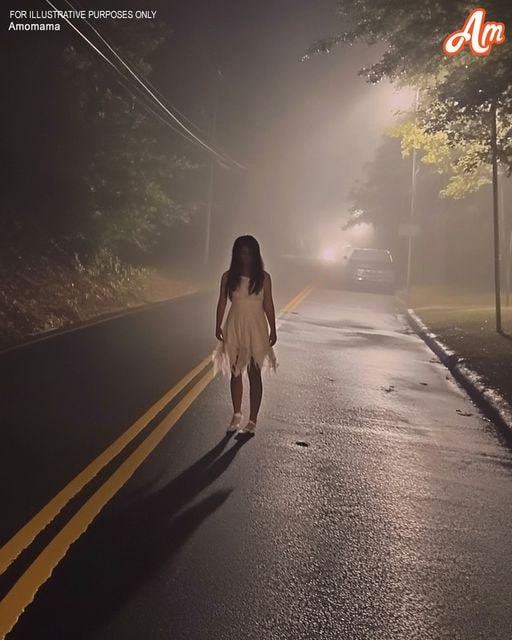 I Found a Girl in the Middle of an Empty Road at Night โ When I Got Closer, I Went Pale
