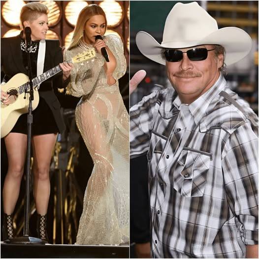 Alan Jackson Quietly Gets Up and Leaves Right After Beyoncé and the Dixie Chicks Take the Stage – “It’s Not Worth It”