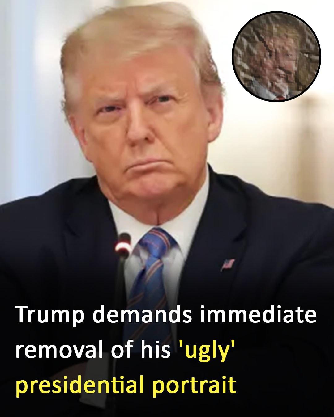 Donald Trump demands removal of Presidential portrait, slams artist