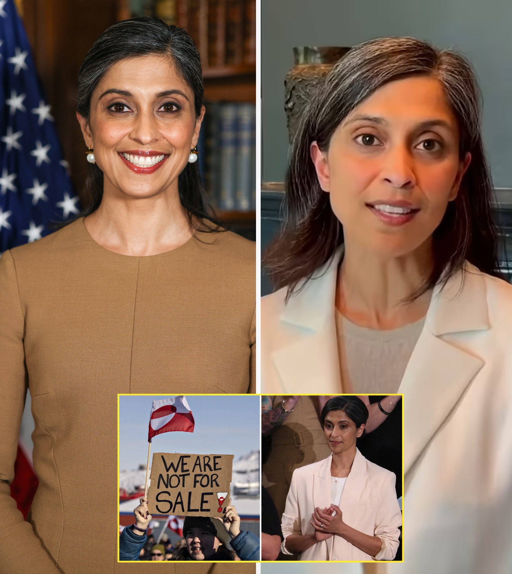 Second Lady Usha Vance to lead U.S. delegation to Greenland amid territorial take-over talks