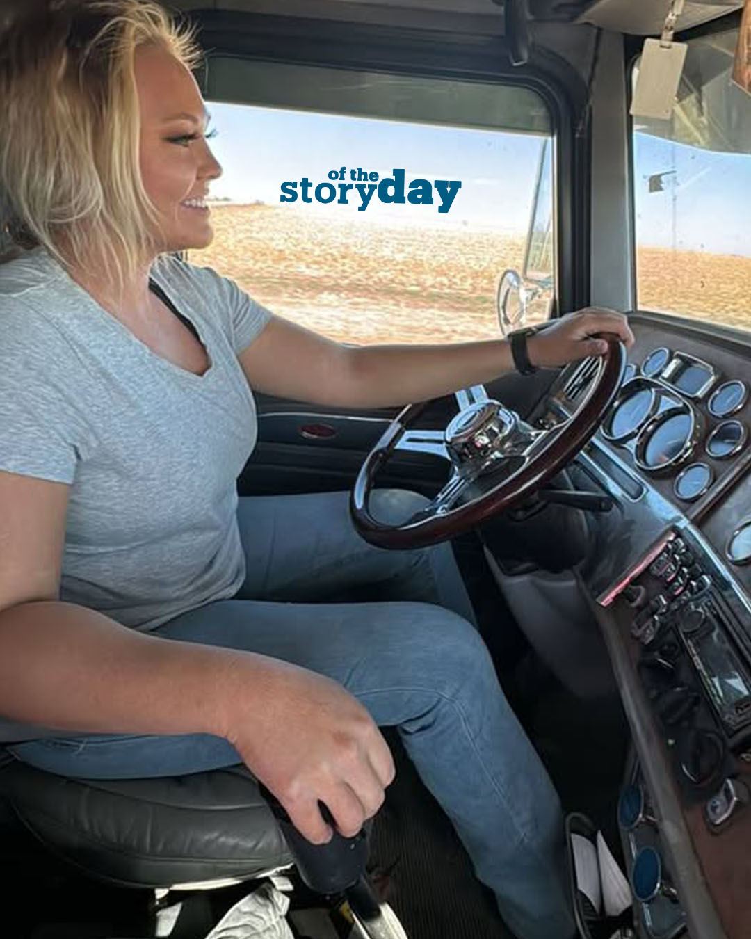 My family thinks it’s funny that I drive a truck.