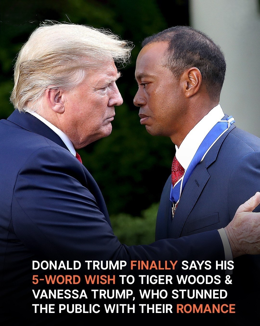 Donald Trump Reveals How He Feels About Tiger Woods Dating His Former Daughter-in-Law Vanessa Trump