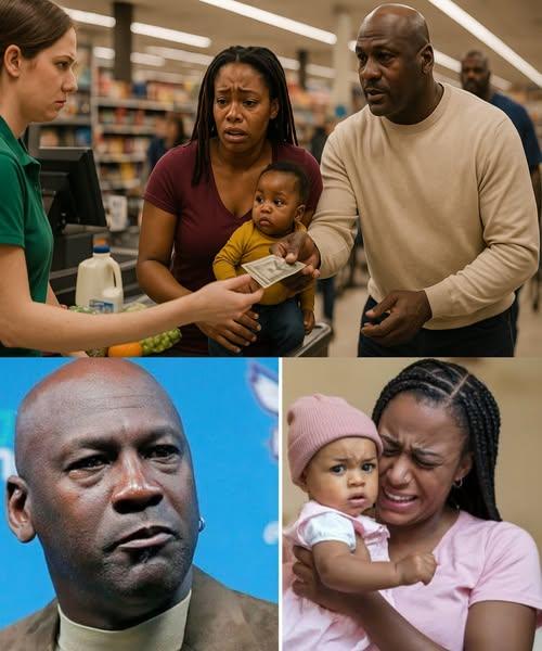 Single Mother Is Humiliated at the Supermarket – What Michael Jordan Did Next Left Everyone Speechless