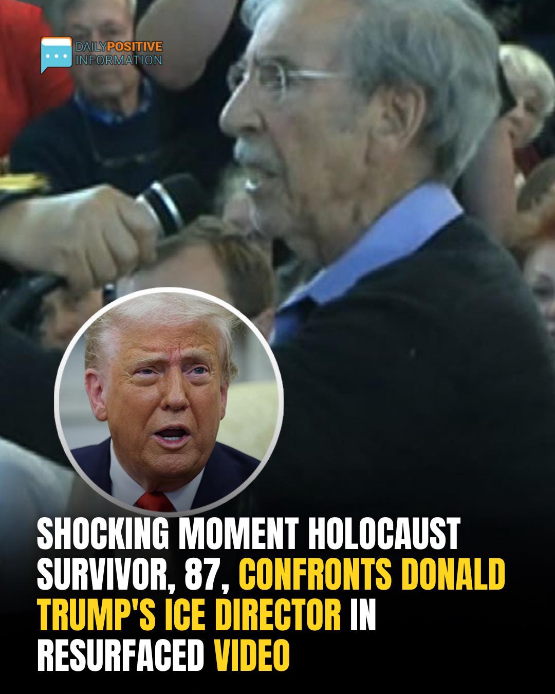 Resurfaced Clip Shows Holocaust Survivor’s Emotional Stand Against Trump’s ICE Director