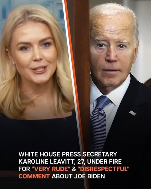Press Secretary Karoline Leavitt Reacts to Former President Joe Biden’s First Public Address Since Leaving the White House